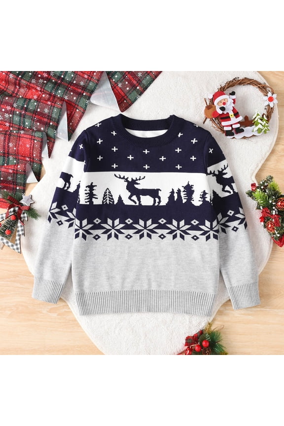 Wancir Baby Boys Girls Knit Sweater Unisex Cotton Cartoon Animal Pullover Sweatshirt