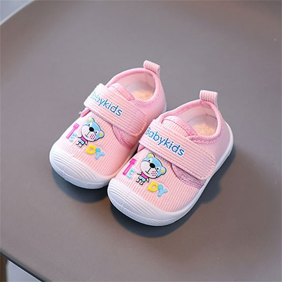 Wancir Baby Shoes Boys Girls Infant Sneakers Non-Slip Rubber Sole Toddler Crib First Whistle Walker Shoes
