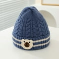 thumbnail image 1 of Wancir Cute Bear Baby Beanie Baby Boys Hat Infant Toddler Winter Knitted Beanies for Girls, 1 of 3