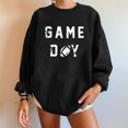 thumbnail image 1 of Wancir Football Game Day Sweatshirt for Women Graphic Print Pullover Shirt Fall Casual Crew Neck Long Sleeve Mom Shirts, 1 of 1