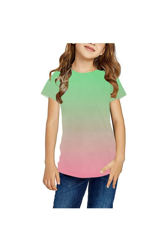 Wancir Girls Casual Tunic Tops Knot Front Long Sleeve Loose Soft Blouse T-Shirt Size 3-14 years