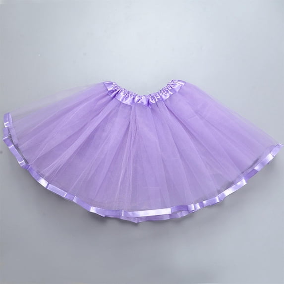 Wancir Girls Gradient Sweet Layered Mesh Skirt Party Birthday Dance Princess Skirt0-6T