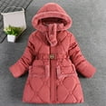 thumbnail image 1 of Wancir Girls' Winter Coats Thicken Fleece Lined Padded Hooded Puffer Jacket Coat for Girls, 1 of 4