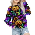 amasding Kids Boy Girl Crewneck Sweatshirt Ghost Graphic Letter Print