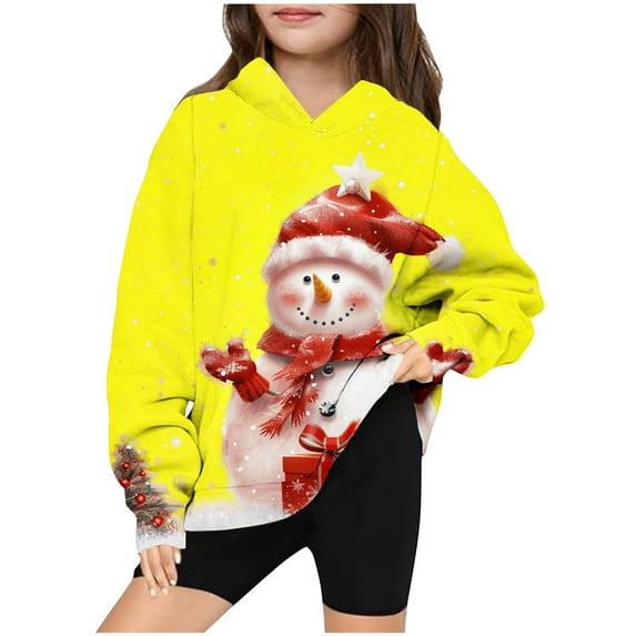 Wancir Kids' Hoodies Youth Girls Boys Sweatshirt Pullover Long