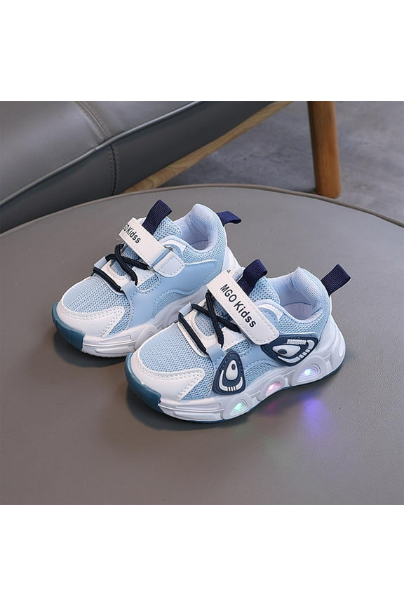 Wancir Kids Light up Shoes LED Sneakers Boys Girls Trainers for Festivals Halloween Christmas New Year Party Great Gift