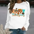 thumbnail image 1 of Wancir Long Sleeve Fall T-Shirt for Women Family Halloween Thanksgiving Tops Casual Thankful Pumpkin Turkey Graphic Tees, 1 of 4