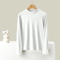 thumbnail image 1 of Wancir Long Sleeve Thermal Shirt for Women Light Fleece Tops Fall 2024 Crew Neck Casual Basic T-Shirts, 1 of 4