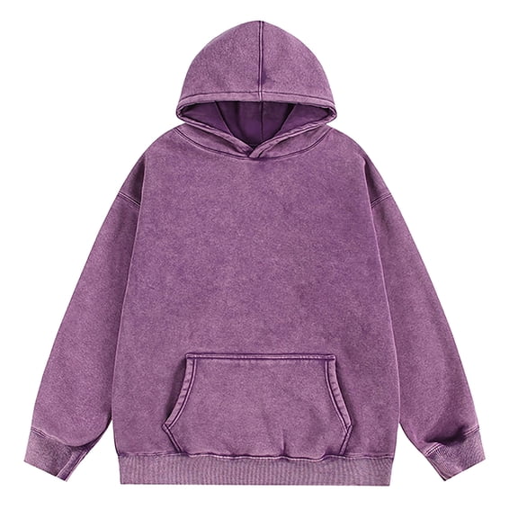 Wancir Men's Cotton Casual Hoodies Sweatshirts Fashion Long Sleeve Fleece Pullover Hoodie with Pockets