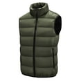 thumbnail image 1 of Wancir Men's Outerwear Vests Winter Puffer Standing Collar Down Cotton Slim Fitting Vest For Casual Outdoor, L-5XL, 1 of 7