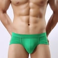 thumbnail image 1 of Wancir Men's Seamless Front Pouch Briefs Sexy Low Rise Men Cotton Underwear, 1 of 4