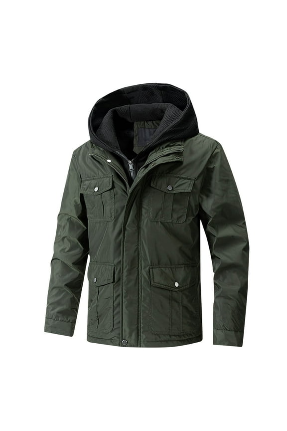 Wancir Men's Winter Skiing Jackets Waterproof Coats Insulated Thermal Snowboard Jacket Parka Raincoat Hood