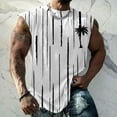 thumbnail image 1 of Wancir Men's Workout Tank Tops Gym Cut Off Sleeveless T Shirt Bodybuilding Fitness Muscle Athletic Tank Top Palm Tree Shirts Tee, 1 of 7