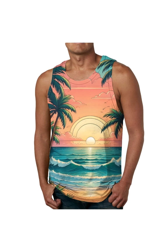 Wancir Mens Tank Tops 1 Pack,Sleeveless Muscle T Shirts for Men's Fitness,Quick Dry Gym Tank Top for Men