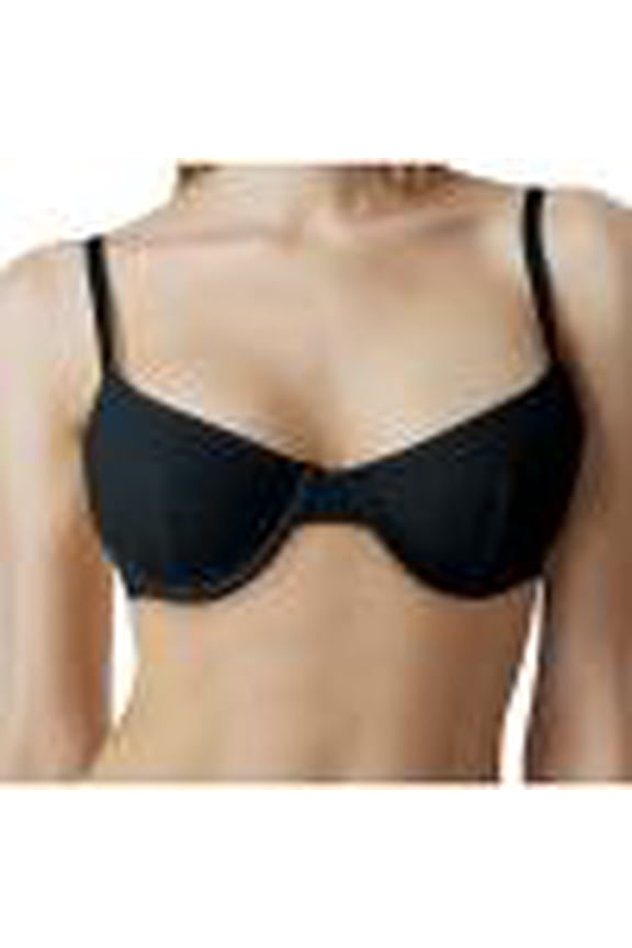 Wancir Push Up Thick Padded Plunge Underwire T Shirt Lace Bra Lift Support for Women