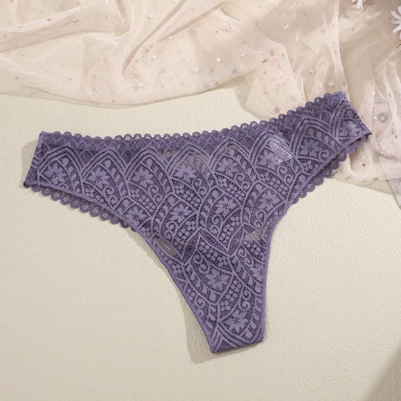 Wancir Sexy Cheeky Underwear for Women Lace Floral Bikini Criss Cross Seamless Panties Ladies Cute Hipster Briefs