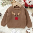 thumbnail image 1 of Wancir Toddler Baby Knit Sweater Girl Boy Halloween Pumpkin Pullover Knitwear Crewneck Sweatshirt Fall Winter Clothes, 1 of 6