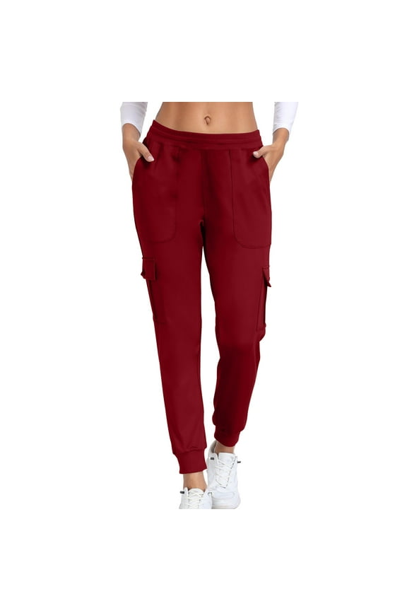 Wancir Women's Casual Cargo Pants Military Army Tactical Combat Work Trousers with 4 Pockets