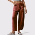 thumbnail image 1 of Wancir Women's High Waisted Straight Pants Casual Flowy Wide Leg Trousers with Pockets, 1 of 6