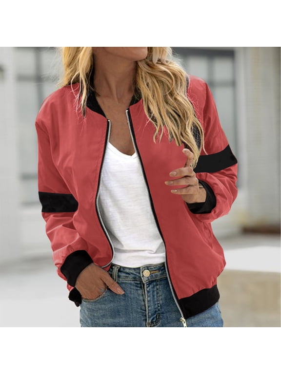 Wancir Women's Zip Front Warm-Up Jacket