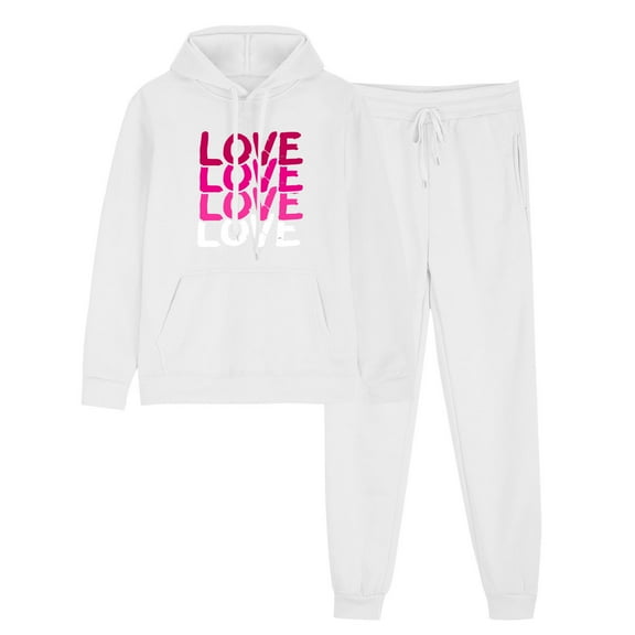 Wancir Womens 2 Piece Outfits Matching Sets Sweatsuit Hoodie Sweatshirts and Sweatpants Tracksuits Joggers Sweat Sets