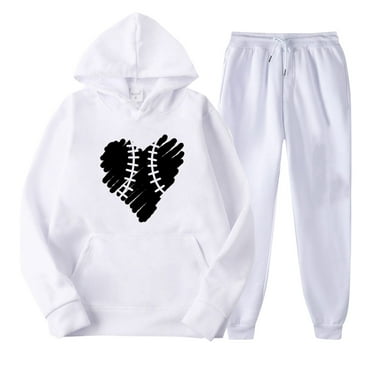 Wancir Womens Fleece 2 Piece Outfits Sweatsuit Crop Pullover Sweatshirt Joggers Pants Tracksuit Set
