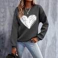 thumbnail image 1 of Wancir Womens Oversized Sweatshirts Graphic Print Long Sleeve Crewneck Lightweight Hoodies Thin Casual Loose Pullover Tops, 1 of 6