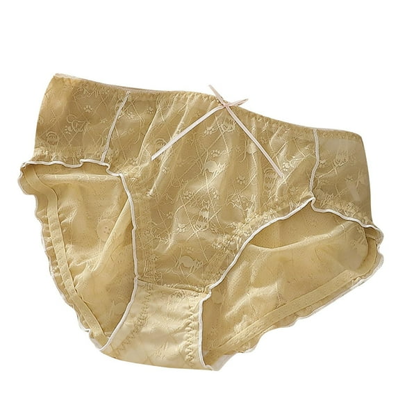 Wancir Womens Sexy Underwear Lace Panties High Waisted Plus Size Ladies Brief for Women