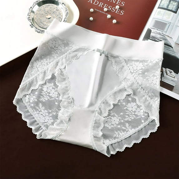 Wancir Womens Sexy Underwear Lace Panties High Waisted Plus Size Ladies Brief for Women