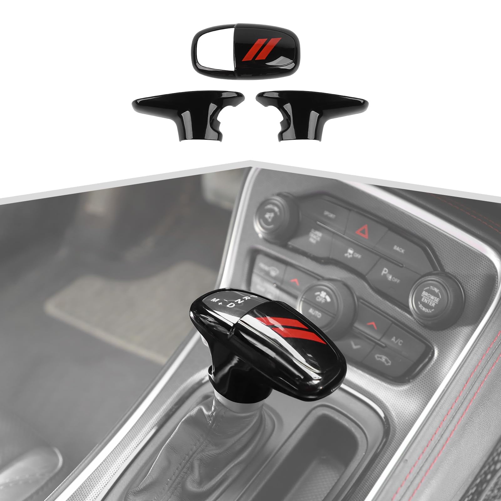 Hurst Billet/Plus Pistol Grip Auto Shift Handle - 2015+ Challenger, Charger & Durango Hurst Billet/Plus Pistol Grip Auto Shift Handle - 2015+ Challenger, Charger & Durango
