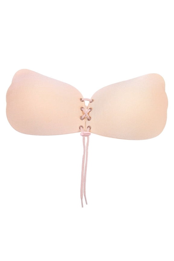 amazingfashion Invisible Silicone Push-Up Strapless Backless Self-Adhesive Magic Stick Invisible Bra