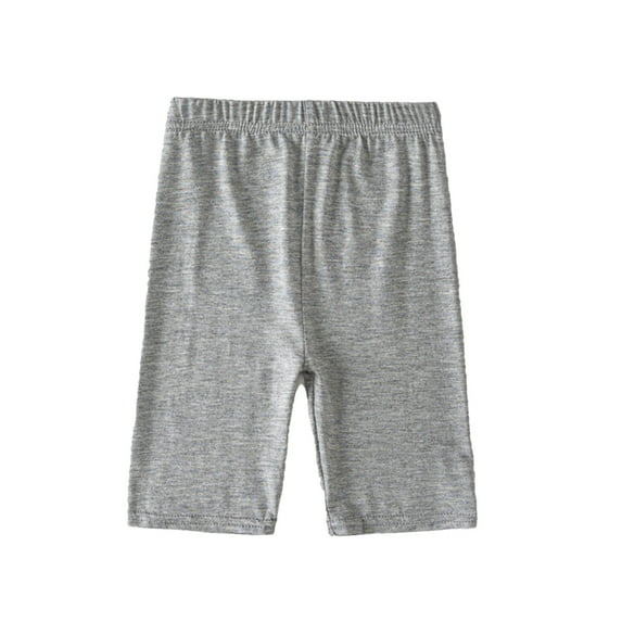 ameIAEA Boys Girls Bike Shorts Dance Under Dress Shorts Elastic Waist Solid Color Summer Stretch Shorts