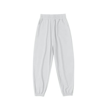 ameIAEA Boys Girls Elastic Waisted Sweatpants Kids Wide Leg Casual Jogger Pants with Pockets
