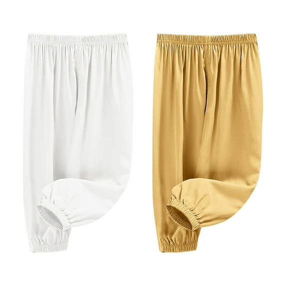 ameIAEA Boys Girls Jogger Pants Toddler Kids Elastic Waisted Casual Running Trosuers for 2-10Y