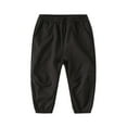 thumbnail image 1 of ameIAEA Boys Girls Pull on Cargo Pants Kids Elastic Waist Joggers Sweatpants Hiking Pants with Pockets, 1 of 3