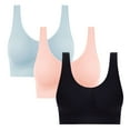 thumbnail image 1 of ameIAEA Bras for Women Wireless Bralettes No Underwire Push Up Seamless Everyday Bras 3/5 Pack, 1 of 6