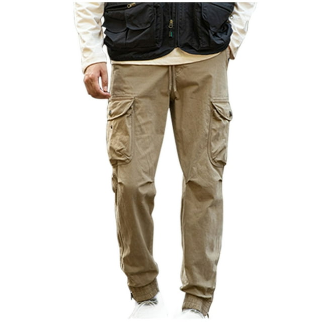 ameIAEA Cargo Pants for Men Baggy Outdoor Hiking Pants Athletic Workout