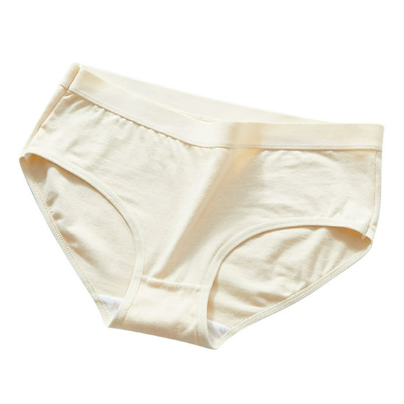 ameIAEA Cotton No Show Underwear Women Mid Rise Comfort Briefs Breathable Full Coverage Panties