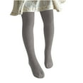 thumbnail image 1 of ameIAEA Girl Tights Seamless Knit Leggings Toddler Kids Stockings Pantyhose Winter Warm Footed Tights, 1 of 5