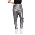 thumbnail image 1 of ameIAEA Girls Boys Sparkly Dance Pants Kids Elastic Waisted Streetwear Trousers for 3-16 Years, 1 of 5