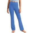 thumbnail image 1 of ameIAEA Girls Flare Legging Kids Bell Bottom Pants Girl High Waisted Workout Yoga Flared Pants, 1 of 6