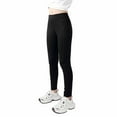 thumbnail image 1 of ameIAEA Girls' High Waist Athletic Leggings with Pockets Kids Dance Running Yoga Workout Pants, 1 of 5
