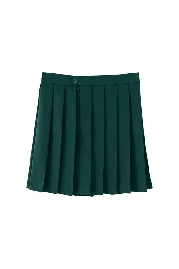 Girls' Pleated Skirt Kids School Uniform Mini Skirt High Waisted Tennis Skater Skirts