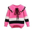 thumbnail image 1 of ameIAEA Girls Sweaters Long Sleeve Fuzzy Knit Pullover Tops Kids Fall Winter Tops 3-13 Years, 1 of 3