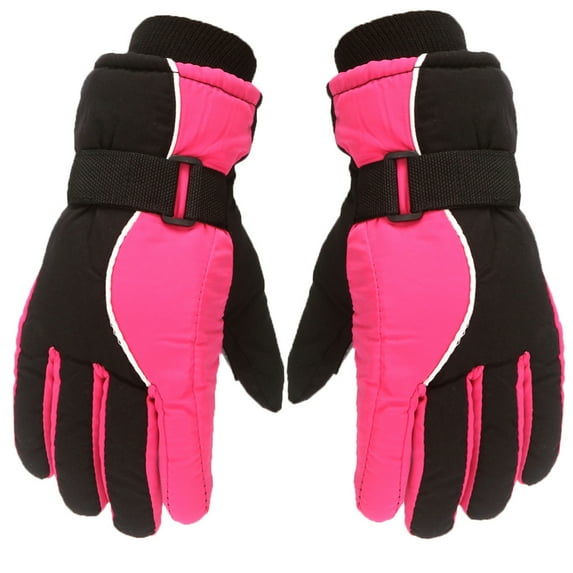 ameIAEA Kids Winter Warm Windproof Outdoor Sports Gloves for Boys Girls Cold Weather Snow Ski Gloves 4-9 Years