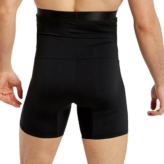ameIAEA Men's High Waist Shapewear Seamless Butt Lifter Boxer Briefs Breathable Soft Underwear