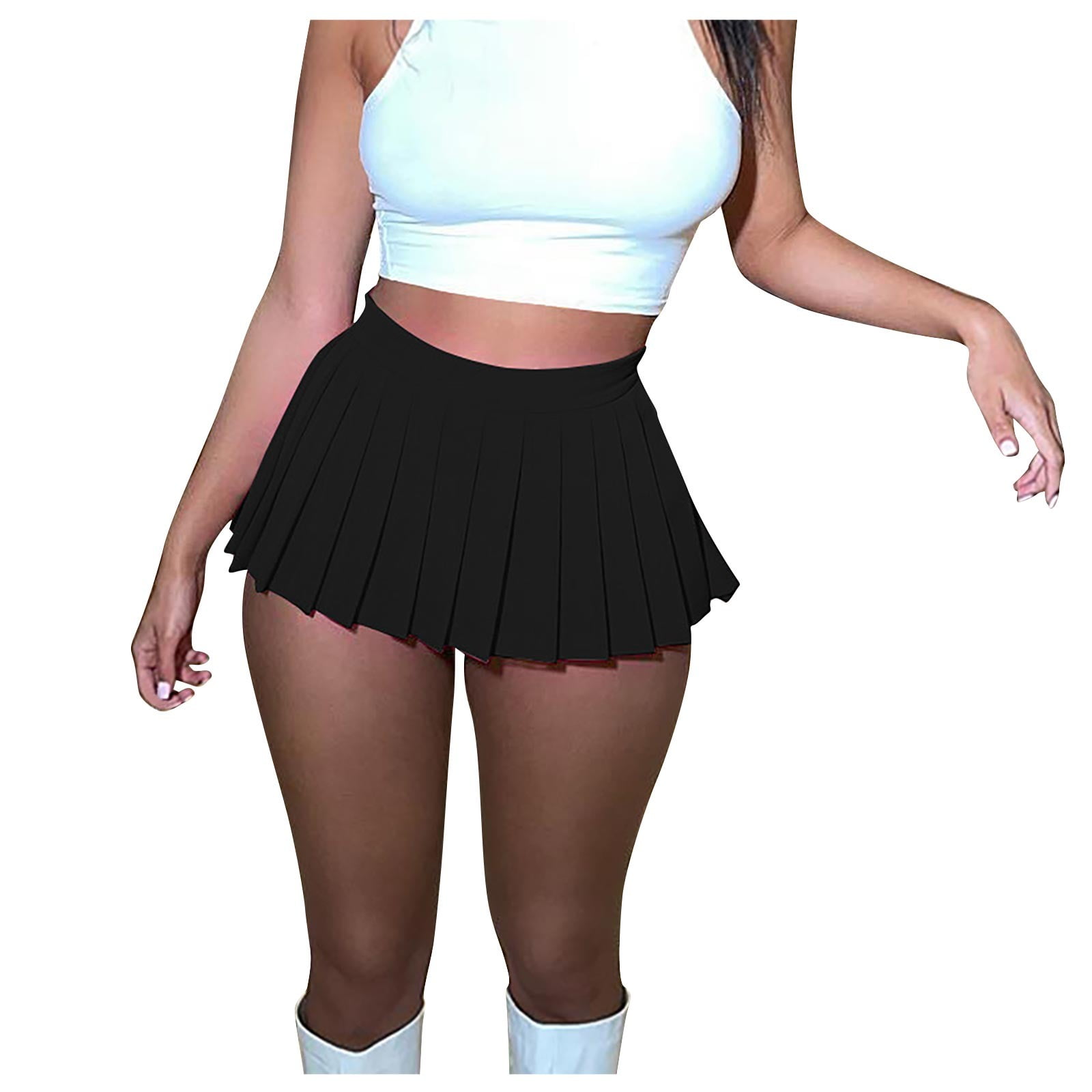 ameIAEA Mini Pleated Skirts for Women Womens Cargo Tennis Skirt Skater ...