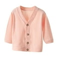 thumbnail image 1 of ameIAEA Newborn Infant Baby Fall Cardigan Toddler Boy Girl Long Sleeve Button Down Knit Tops, 1 of 3
