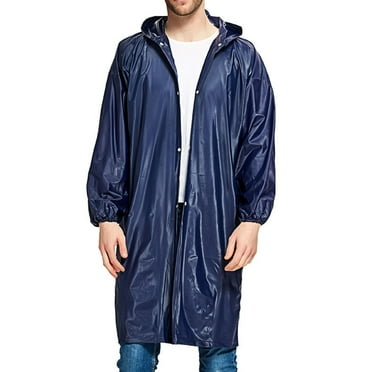 ameIAEA Rain Coat for Adults with Hood Waterproof Lightweight Reusable Raincoat for Women Men