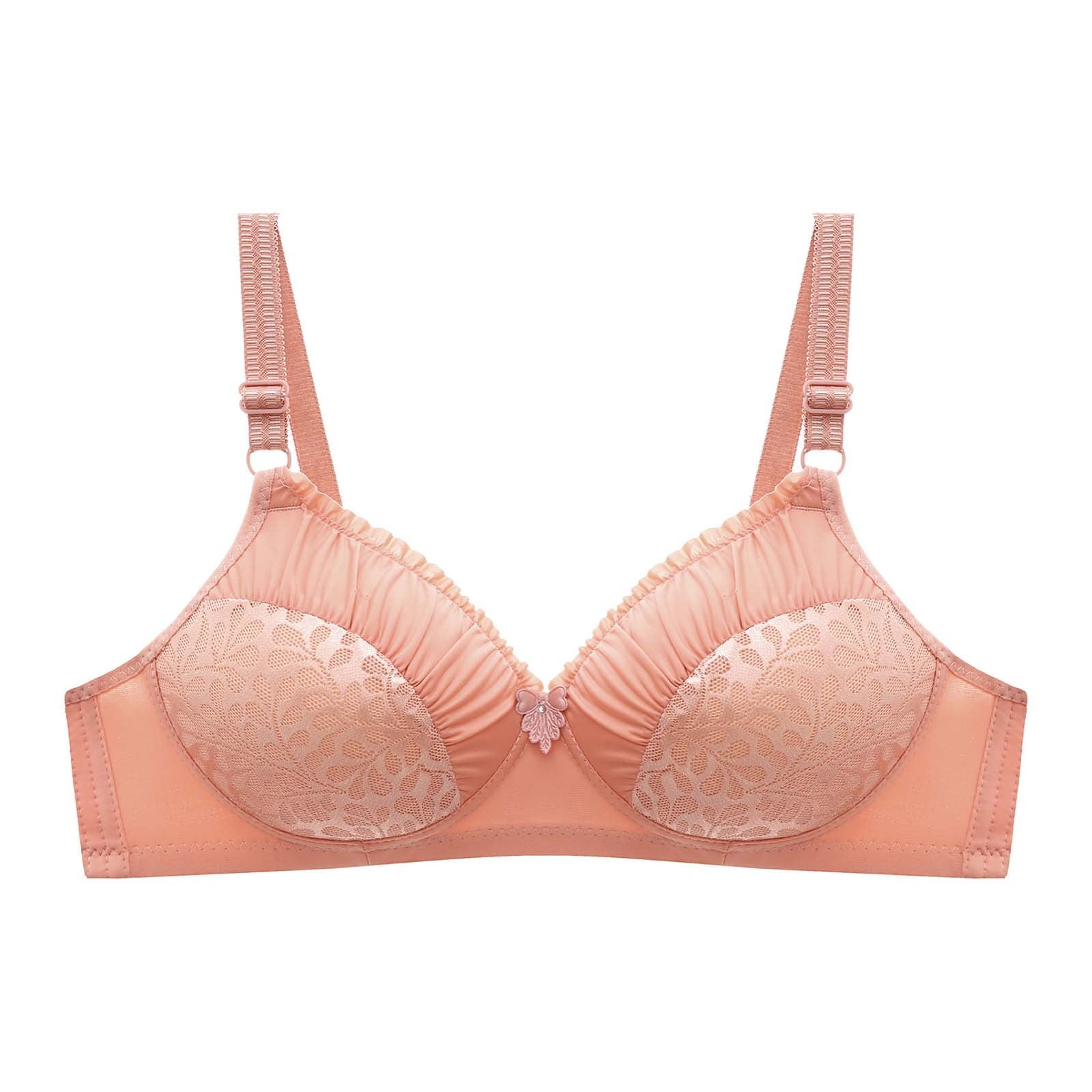 ameIAEA Seamless Wireless Bra for Women Push Up Bra V Neck Wireless Everyday Bra No Underwire